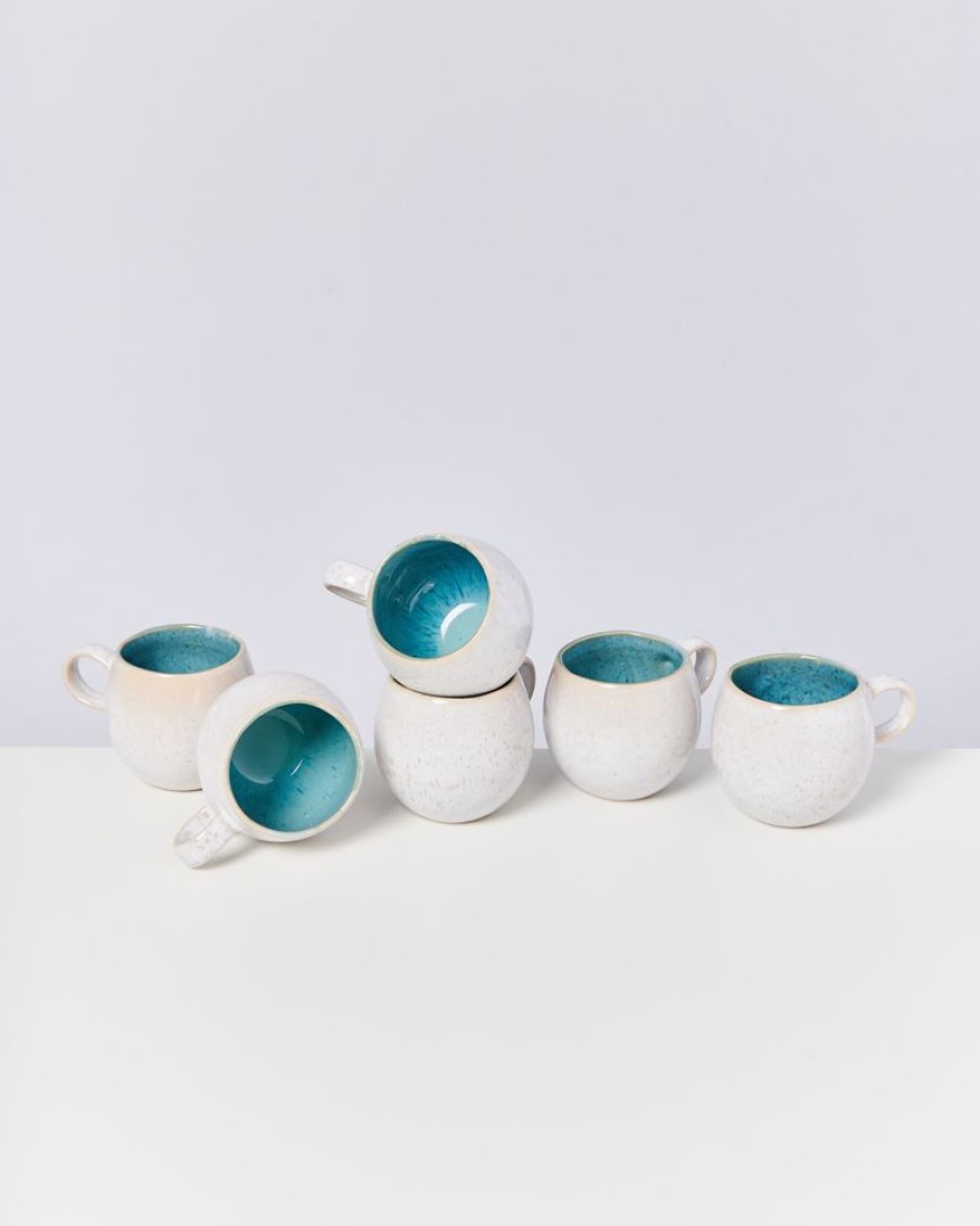 Geschirr Sets Motel a Miio | Areia 6Er Set Tasse Klein Aqua