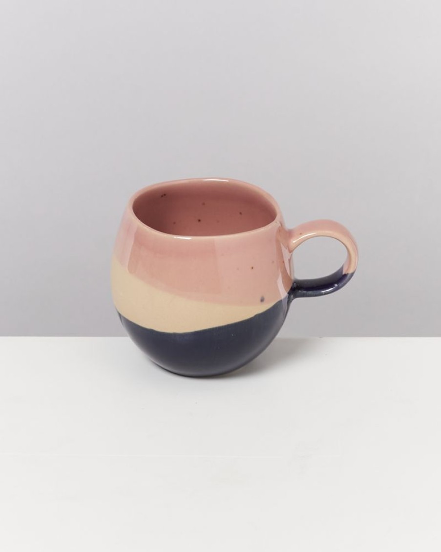 Geschirr Motel a Miio | Bica Tasse Klein Pink Navy Cream