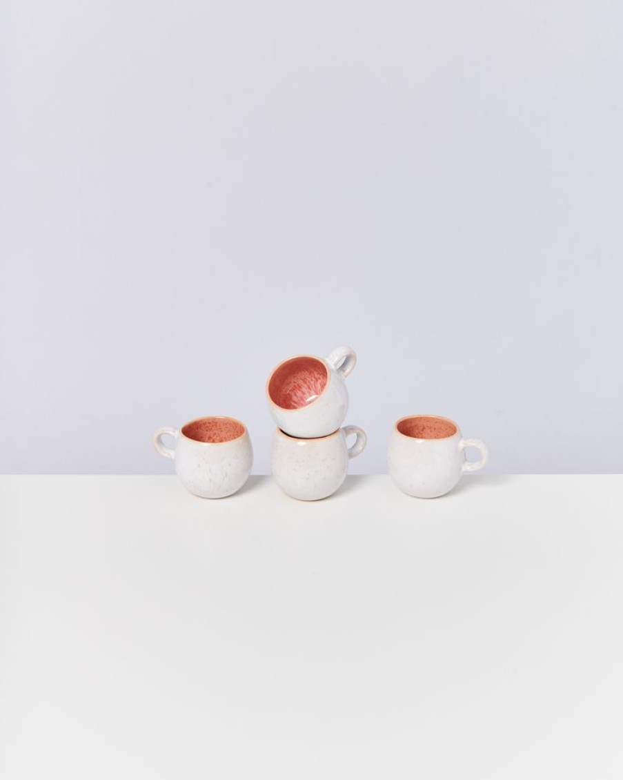 Geschirr Sets Motel a Miio | Areia 4Er Set Espressotasse Pink