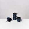 Geschirr Motel a Miio | Cordoama 4Er Set Tasse Klein Dunkelblau