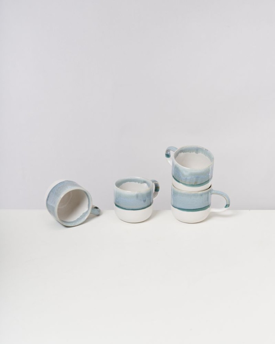 Geschirr Sets Motel a Miio | Coimbra 4Er Set Tasse Gros Graublau