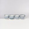 Tassen & Becher Motel a Miio 4 Teilige Sets | Coimbra 4Er Set Teetasse Graublau