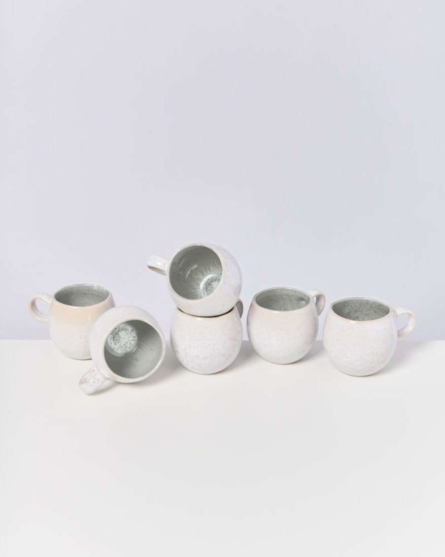 Geschirr Sets Motel a Miio | Areia 6Er Set Tasse Klein Grau