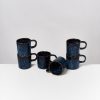 Geschirr Motel a Miio | Cordoama 6Er Set Tasse Gros Dunkelblau