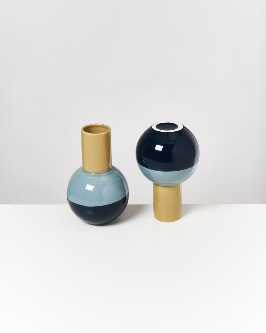 Accessoires Motel a Miio | Bola Vase M Grun Mint Navy