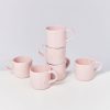 Geschirr Motel a Miio | Nodoa 6Er Set Tasse Rosa Gesprenkelt