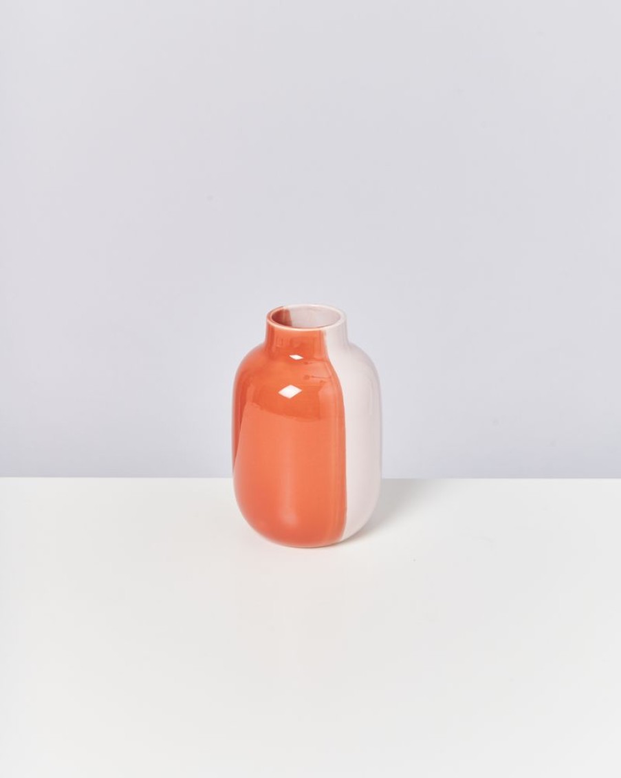 Vasen Motel a Miio Nuno M | Nuno Vase M Half Coral Rose