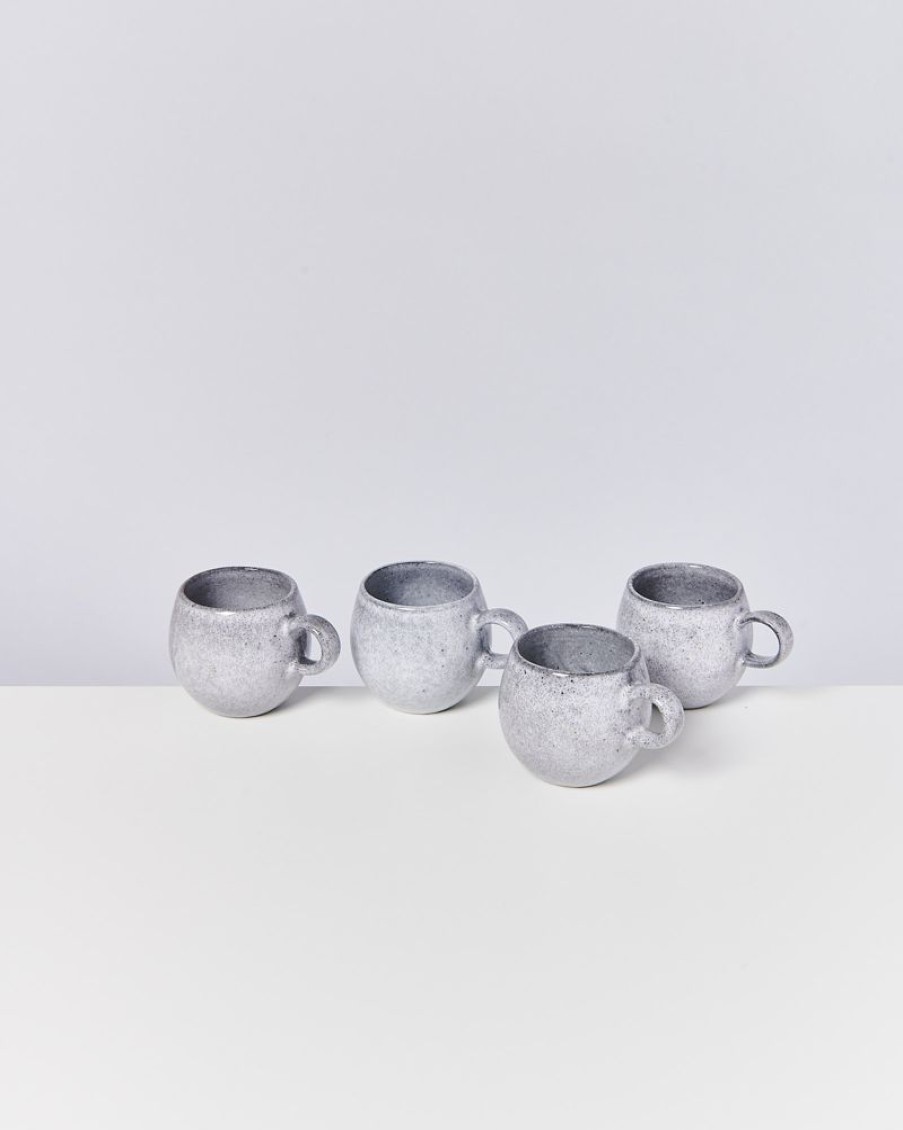 Geschirr Motel a Miio | Mae 4Er Set Tasse Klein Grau