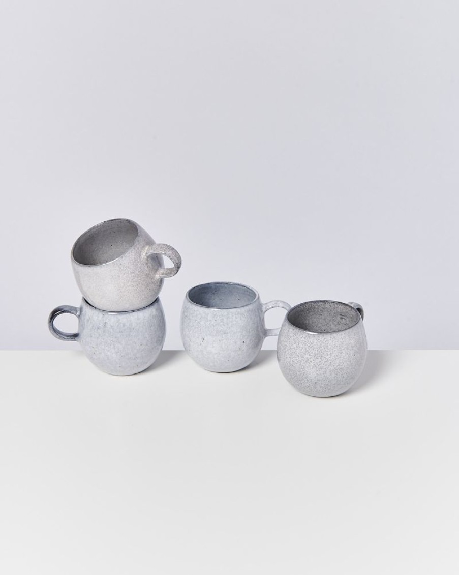 Geschirr Motel a Miio | Mae 4Er Set Tasse Gros Grau