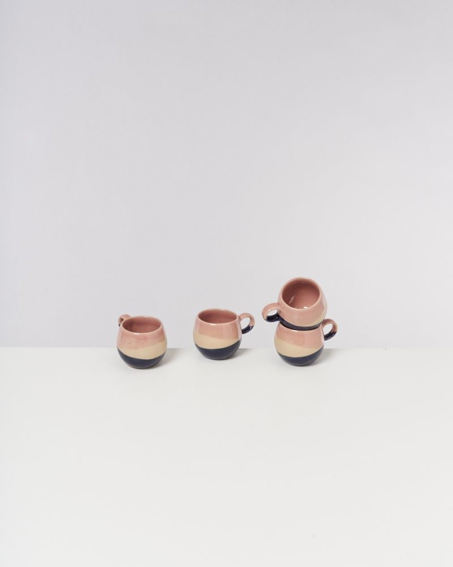 Tassen & Becher Motel a Miio | Bica Espressotasse Pink Navy Cream