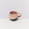 Geschirr Motel a Miio | Bica Espressotasse Pink Navy Cream