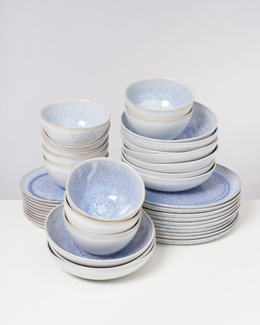 Geschirr Sets Motel a Miio | Melides Stoneblue - 40 Teiliges Set