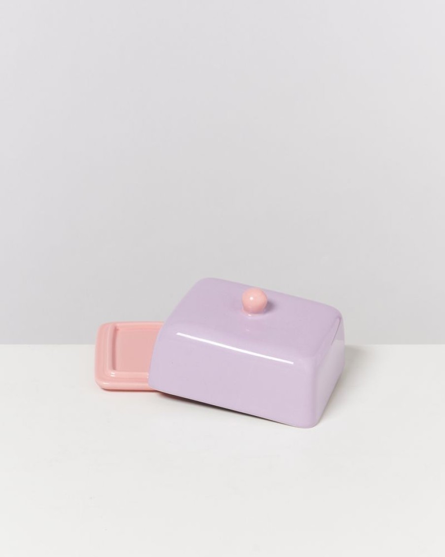 Accessoires Motel a Miio | Seia Butterdose Lila Rosa