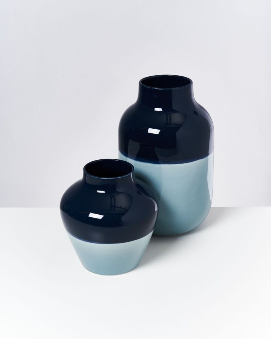 Accessoires Motel a Miio | Madalin Vase Navy Hellblau