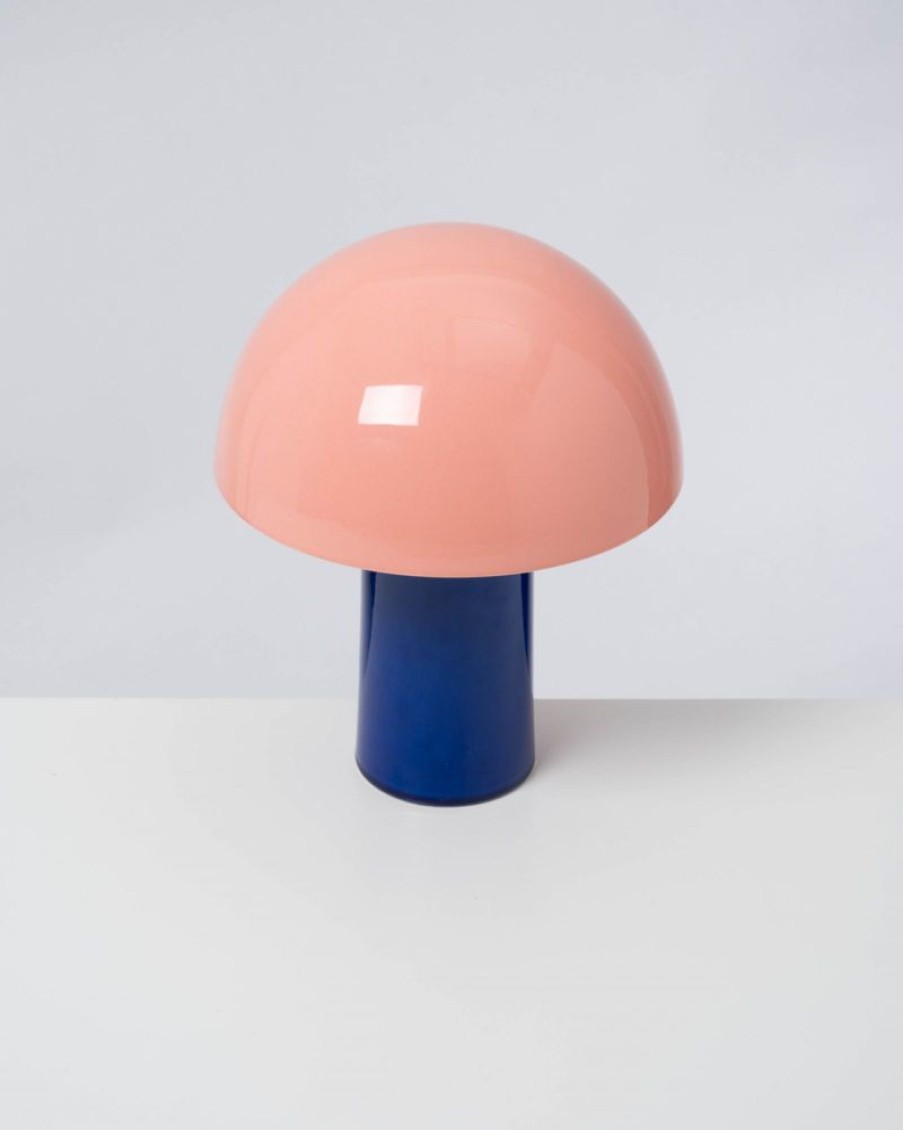 Accessoires Motel a Miio | Cogumelo Keramiklampe Rosa Blau