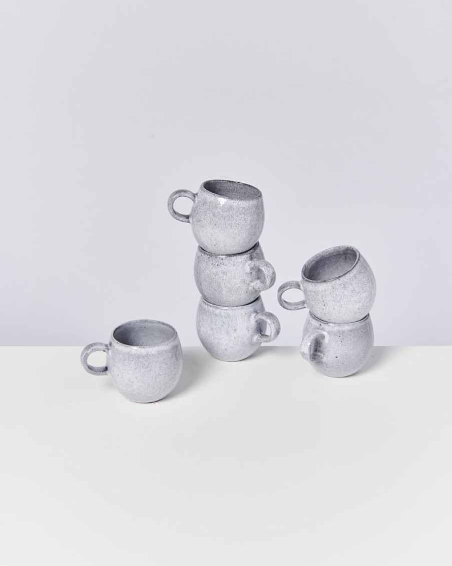 Geschirr Motel a Miio | Mae 6Er Set Tasse Klein Grau