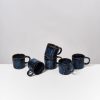 Geschirr Motel a Miio | Cordoama 6Er Set Tasse Klein Dunkelblau