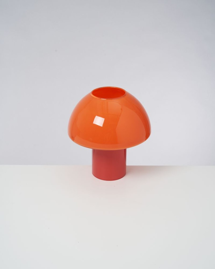 Accessoires Motel a Miio | Cogumelo Glaslampe Orange Rot