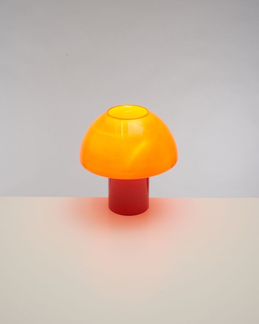 Accessoires Motel a Miio | Cogumelo Glaslampe Orange Rot