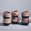 Geschirr Motel a Miio | Bica 6Er Set Tasse Gros Pink Navy Cream