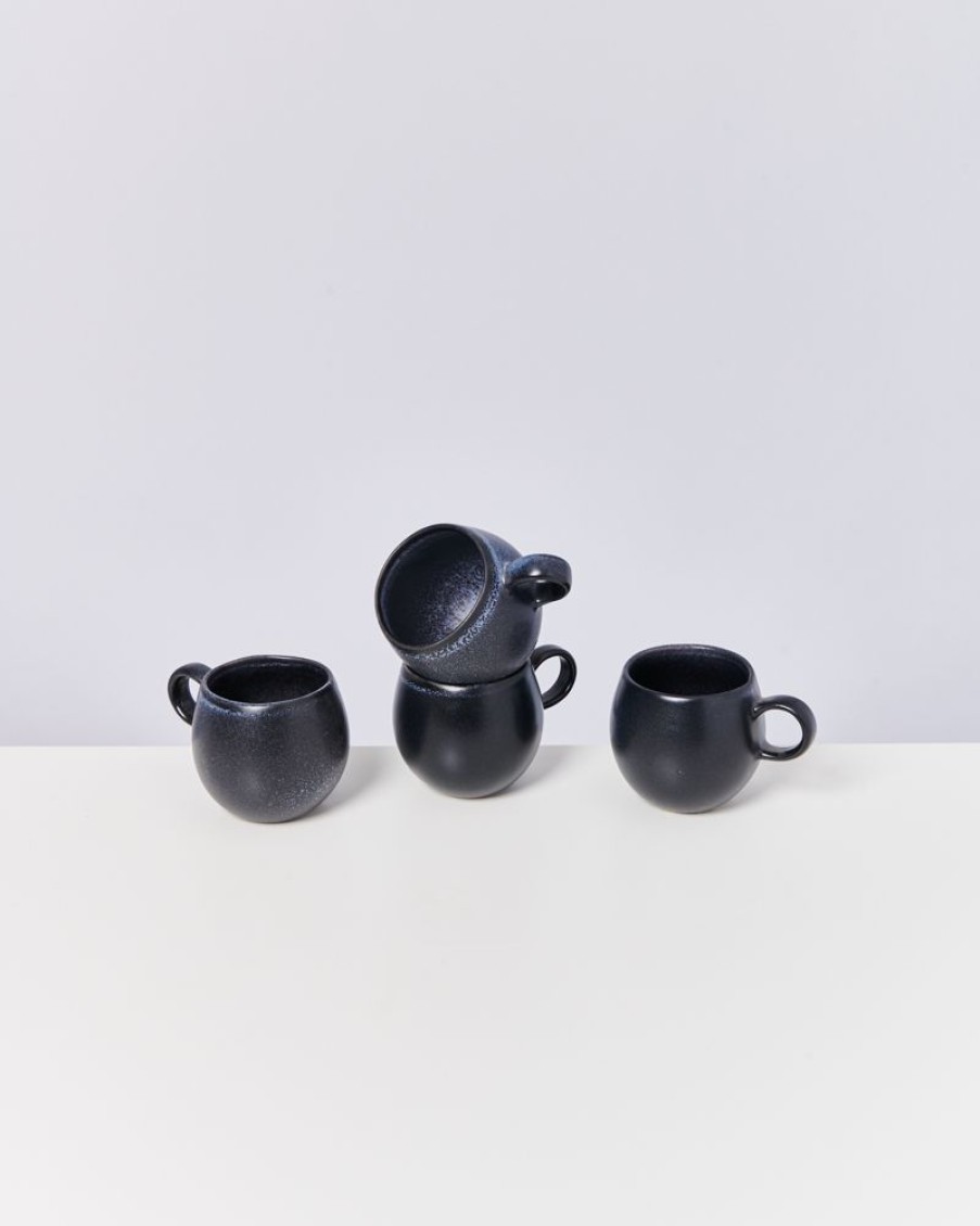 Tassen & Becher Motel a Miio 4 Teilige Sets | Turmalina 4Er Set Tasse Klein Schwarz