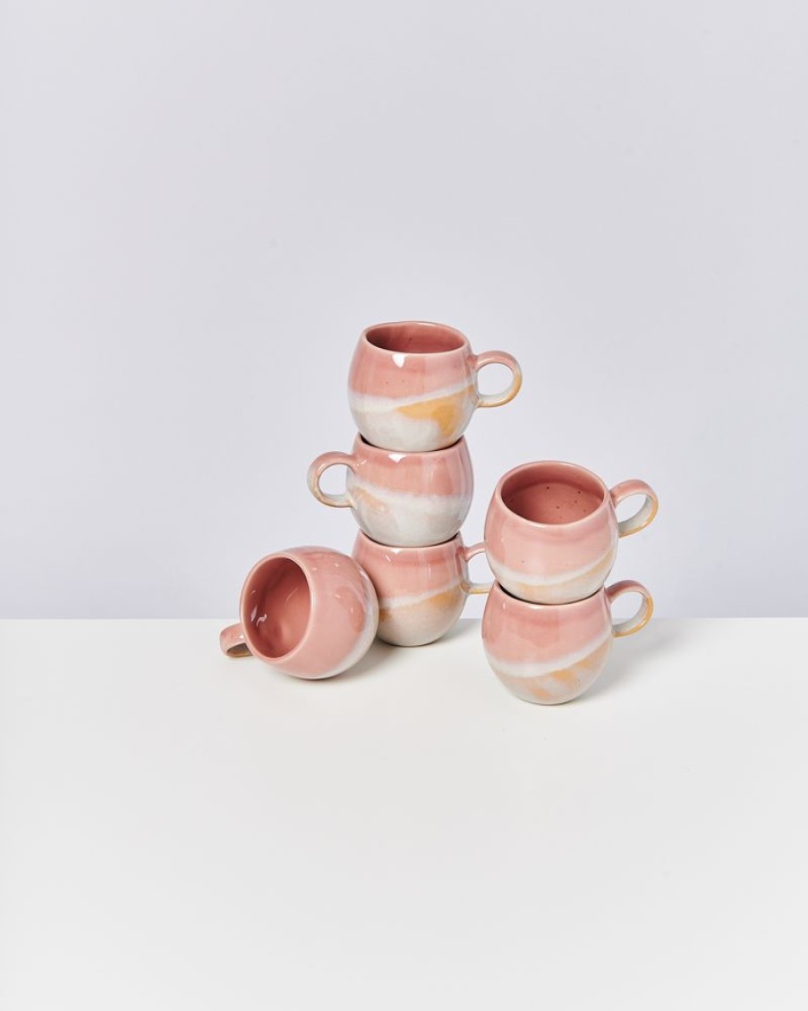 Geschirr Motel a Miio | Bica 6Er Set Tasse Klein Pink Cream