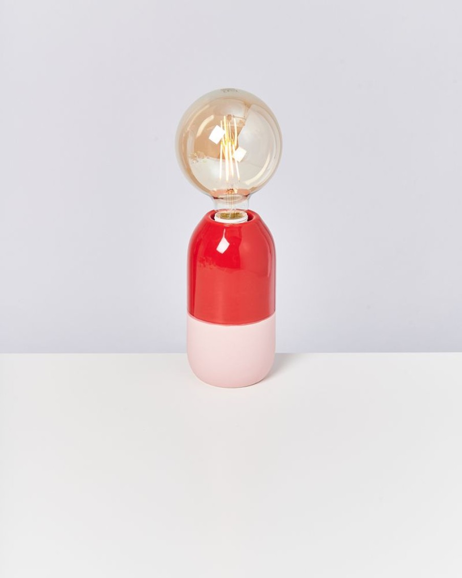 Accessoires Motel a Miio | Farol Lampe Rot Rose