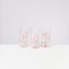 Geschirr Motel a Miio | Alegria 6Er Set Glas Gros Drops Rose