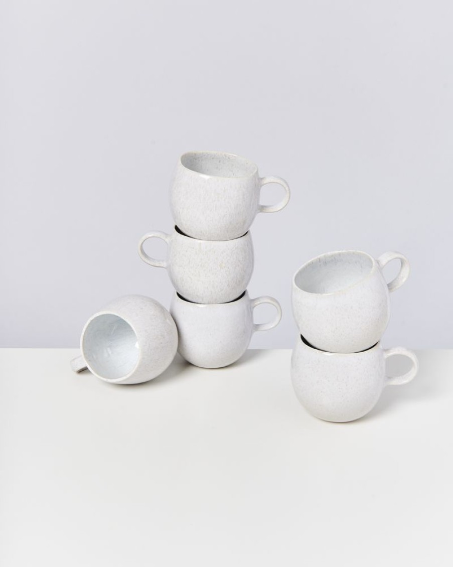 Geschirr Motel a Miio | Areia 6Er Set Tasse Klein Weis