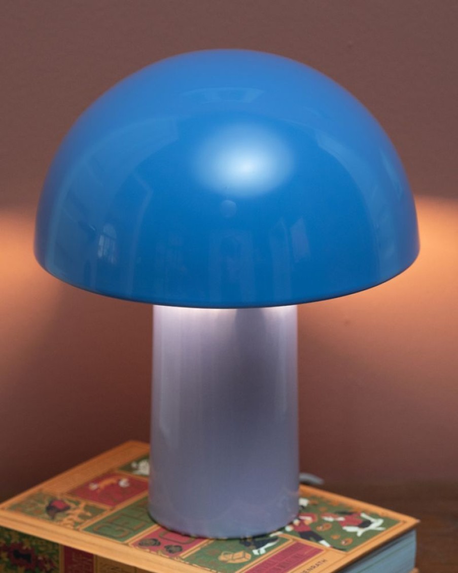 Accessoires Motel a Miio | Cogumelo Keramiklampe Cornflower Lila