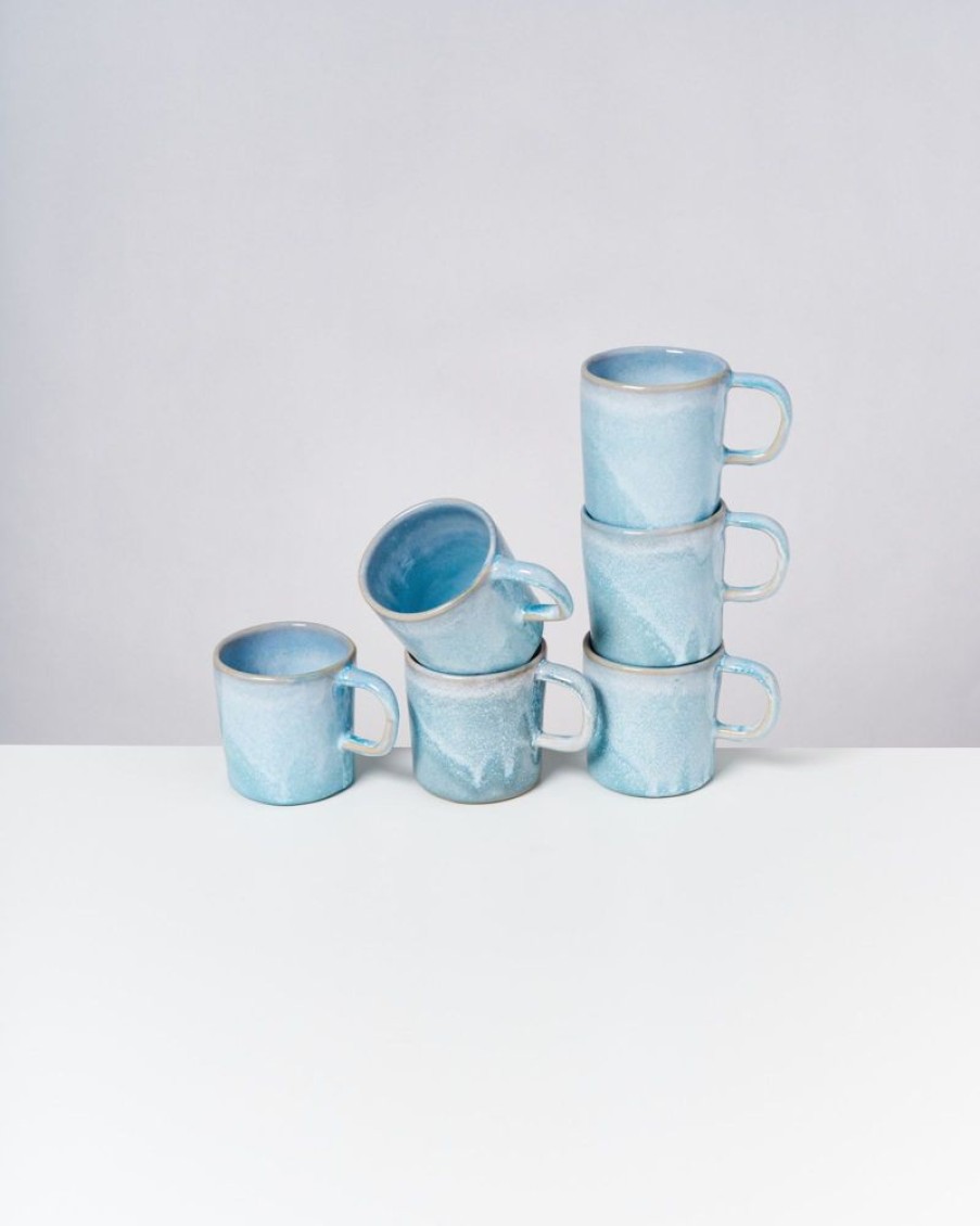 Tassen & Becher Motel a Miio 6 Teilige Sets | Cordoama 6Er Set Tasse Gros Aqua