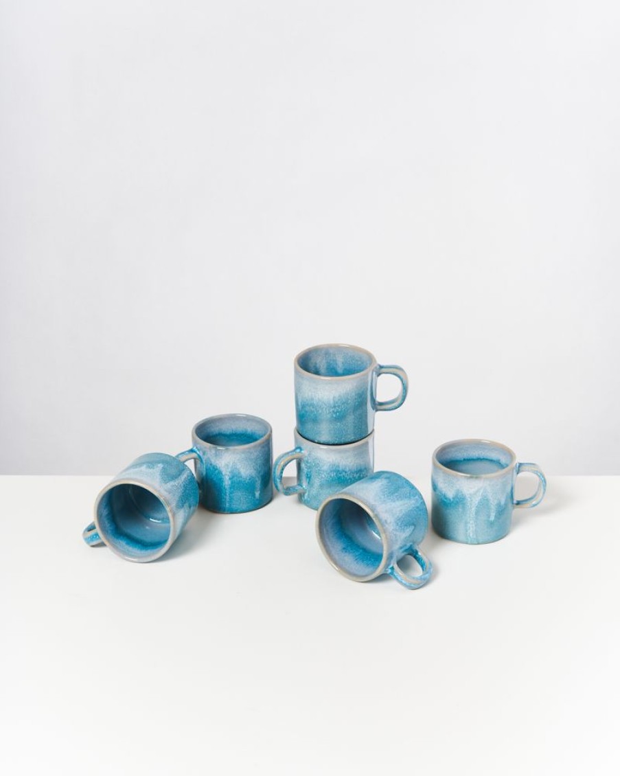 Tassen & Becher Motel a Miio 6 Teilige Sets | Cordoama 6Er Set Tasse Klein Aqua