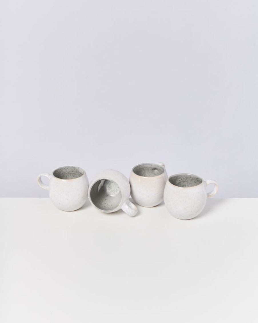 Geschirr Sets Motel a Miio | Areia 4Er Set Tasse Klein Grau