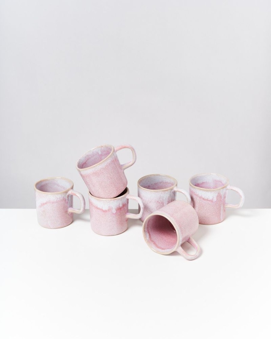 Geschirr Sets Motel a Miio | Cordoama 6Er Set Tasse Gros Rose