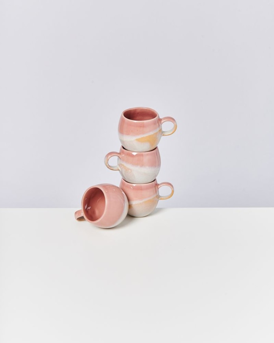 Geschirr Motel a Miio | Bica 4Er Set Tasse Klein Pink Cream