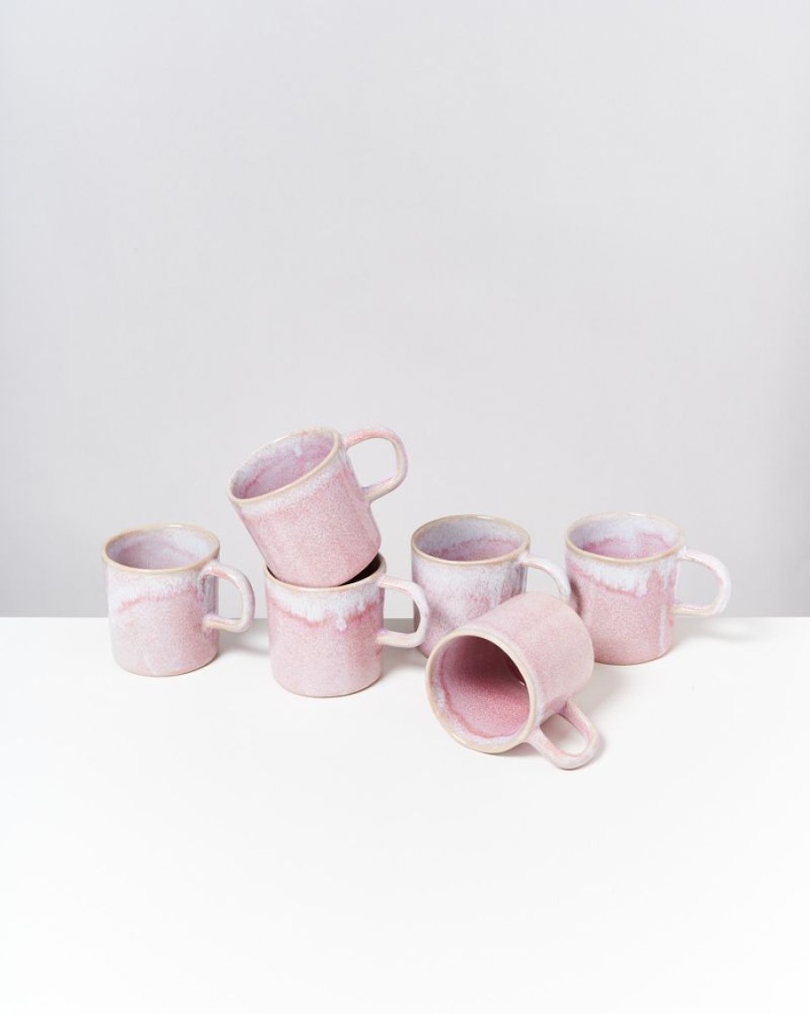 Tassen & Becher Motel a Miio 6 Teilige Sets | Cordoama 6Er Set Tasse Gros Rose