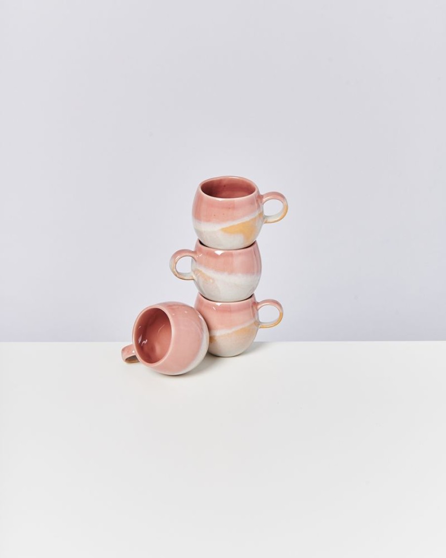 Geschirr Sets Motel a Miio | Bica 4Er Set Tasse Klein Pink Cream