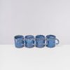 Tassen & Becher Motel a Miio 4 Teilige Sets | Cordoama 4Er Set Tasse Gros Blau Gesprenkelt