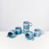 Geschirr Motel a Miio | Cordoama 6Er Set Tasse Klein Aqua