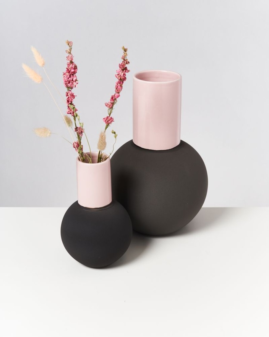 Accessoires Motel a Miio | Bola Vase L Rose Grau