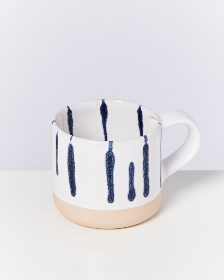 Geschirr Motel a Miio | Nodoa 6Er Set Tasse Weis Blau