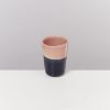 Tassen & Becher Motel a Miio | Bica Espressobecher Pink Navy Cream