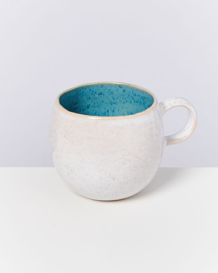 Geschirr Motel a Miio | Areia 4Er Set Tasse Gros Aqua