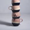 Geschirr Sets Motel a Miio | Bica 4Er Set Tasse Gros Pink Navy Cream