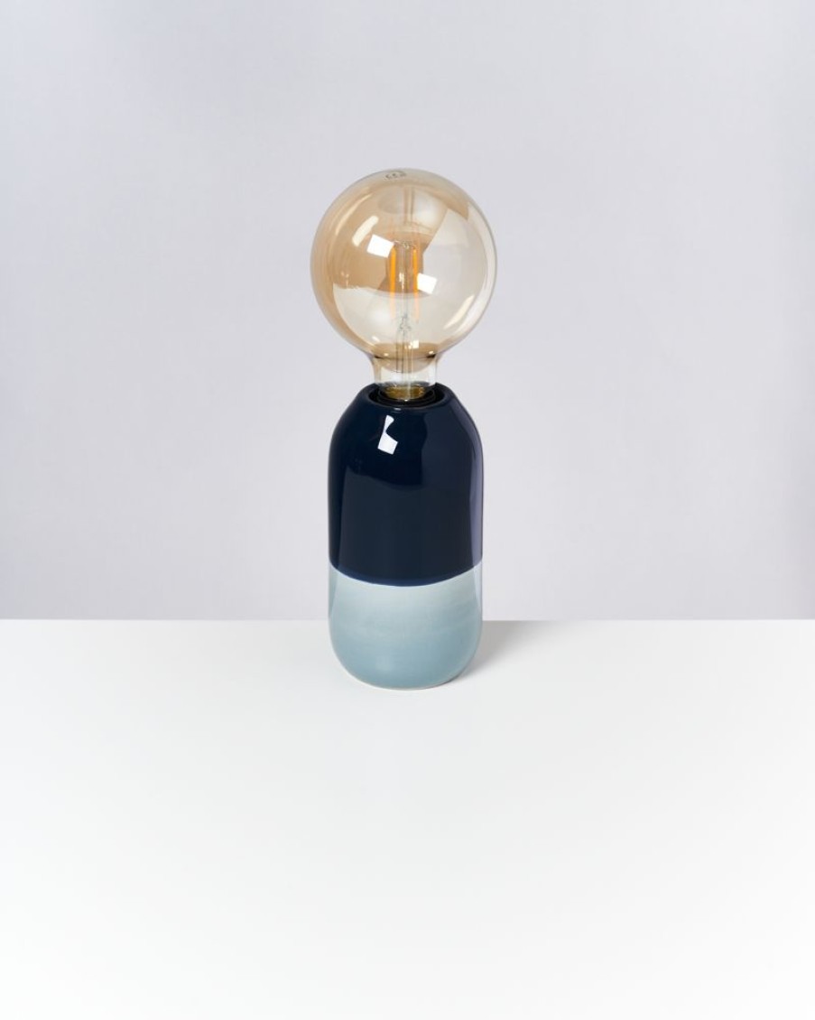 Accessoires Motel a Miio | Farol Lampe Navy Hellblau