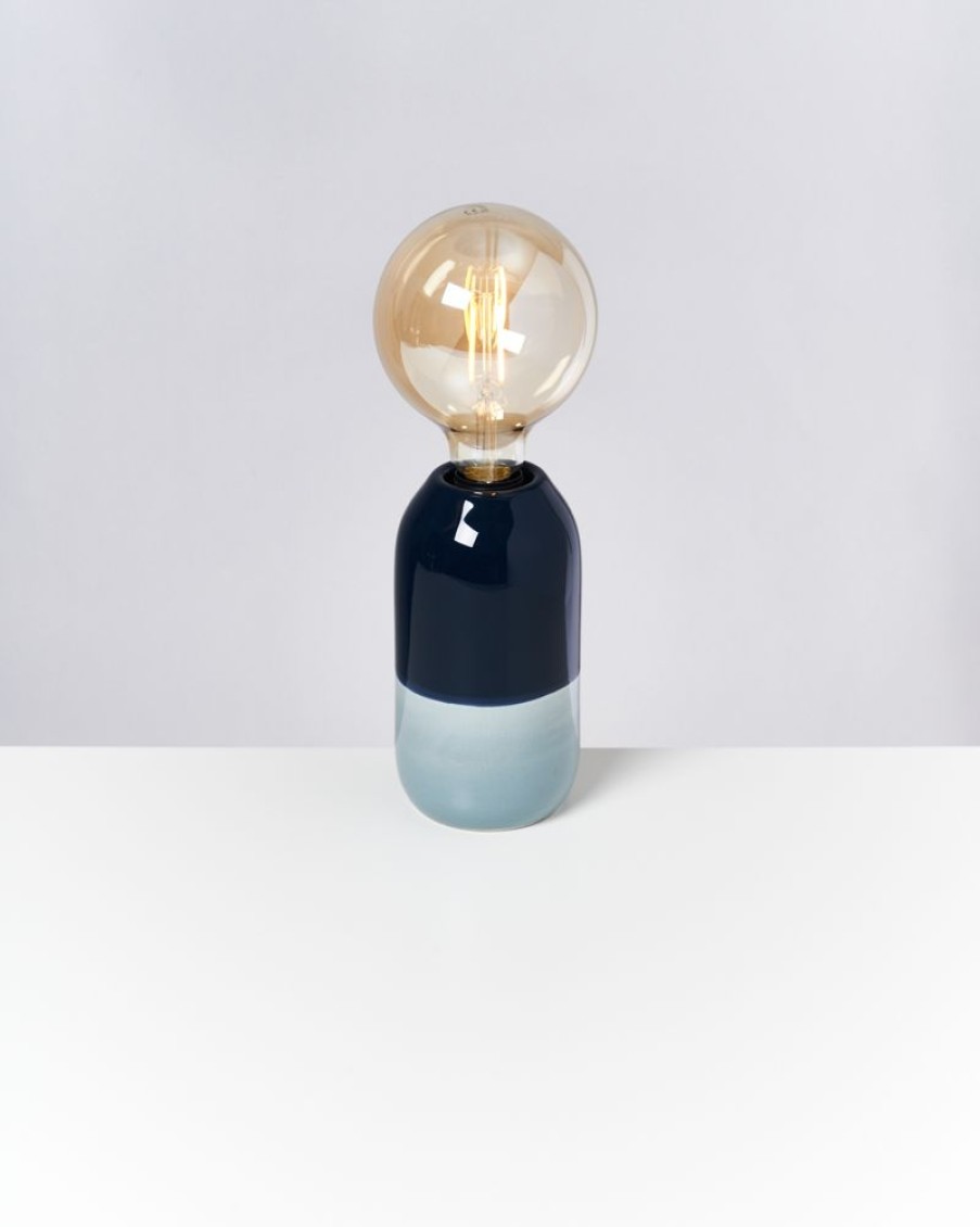 Accessoires Motel a Miio | Farol Lampe Navy Hellblau