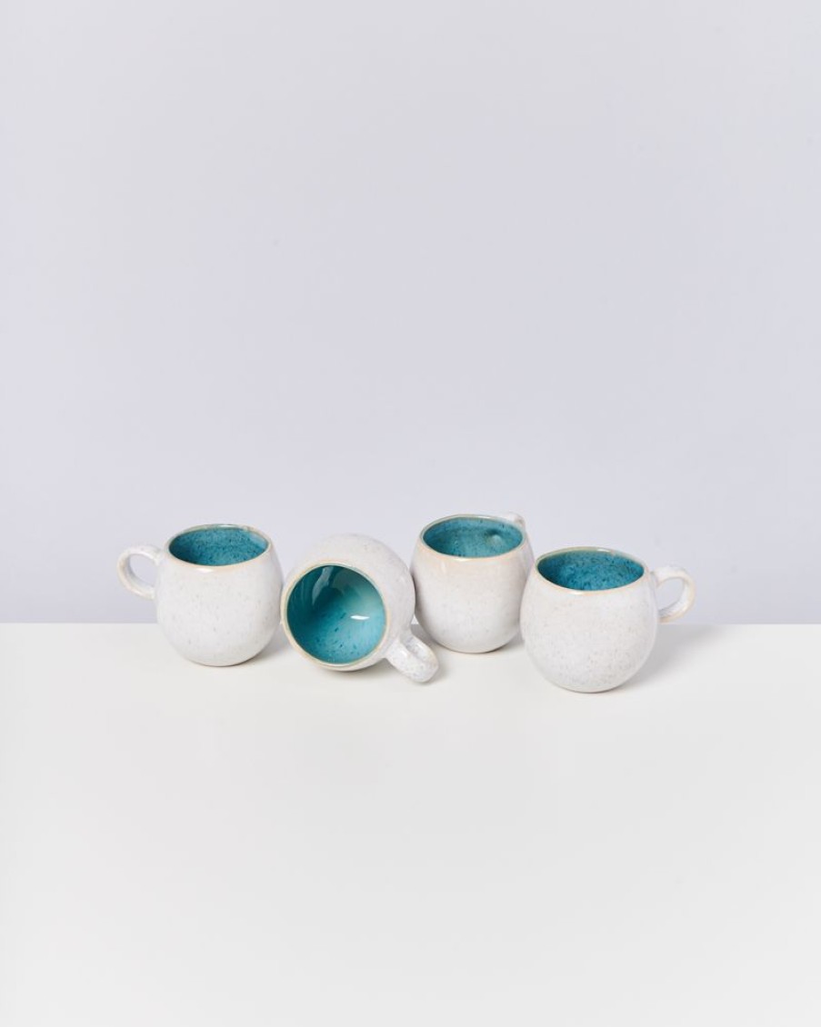 Geschirr Sets Motel a Miio | Areia 4Er Set Tasse Klein Aqua