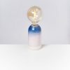 Accessoires Motel a Miio | Farol Lampe Blau Rosa Gesprenkelt