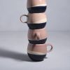 Geschirr Motel a Miio | Bica 4Er Set Tasse Gros Pink Navy Cream