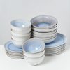 Geschirr Sets Motel a Miio | Melides Stoneblue - 32 Teiliges Set